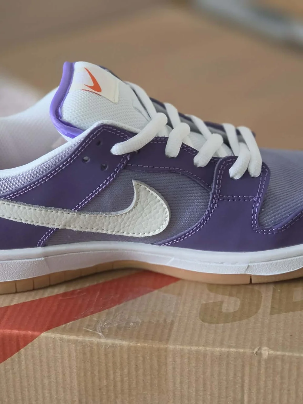 DA9658-500 Nike SB Dunk Low Pro ISO Orange Label Unbleached Pack Lilac (Men's) - Picture 2 of 7